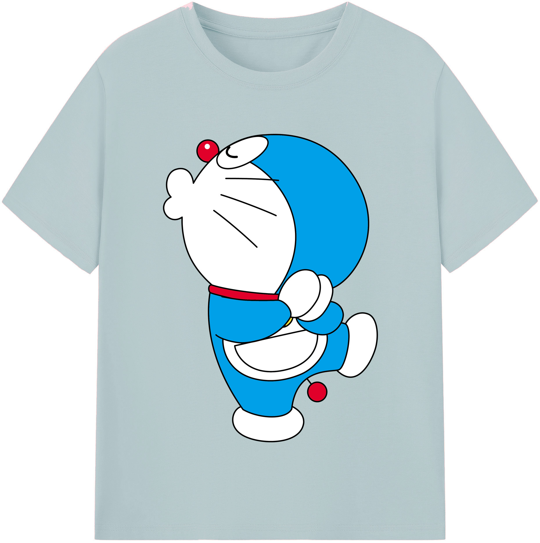 （画像用） ドラえもん Doraemon 綿100％半袖Tシャツ（フロントプリント）